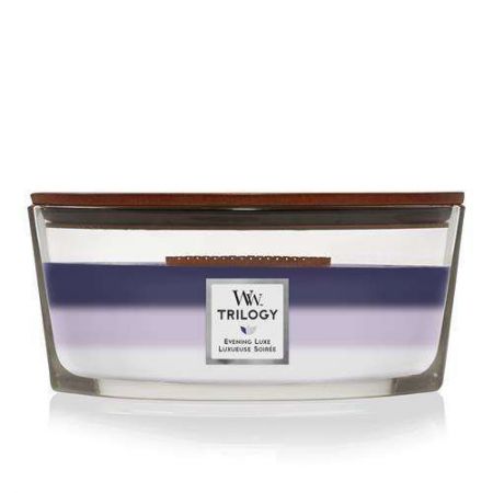 trilogy evening luxe ellipse candle woodwick 