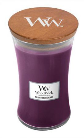spiced blackberry large candle woodwick 