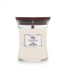 linen medium candle woodwick 