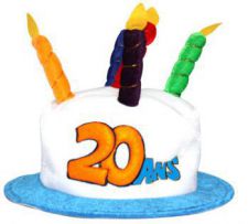 cha02 chapeau humoristique joyeux anniversaire pas cher age chiffre 20 ans 