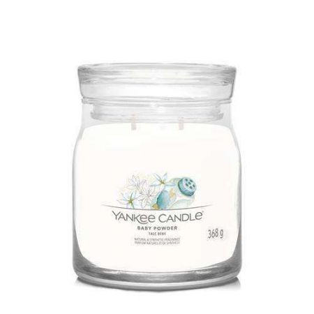 yankee candle baby powder talc bebe moyenne jarre 