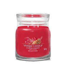 yankee candle cannelle petillante moyenne jarre sparkling cinnamon 