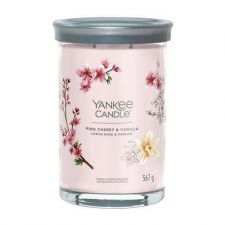 yankee candle cerise rose et vanille large tumbler pink cherry et vanilla 