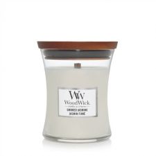 smoked jasmine medium candle woodwick 
