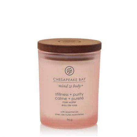 chesapeake eau de rose mini candle calme et purete 