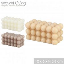 bubble cube bougie assortiment 