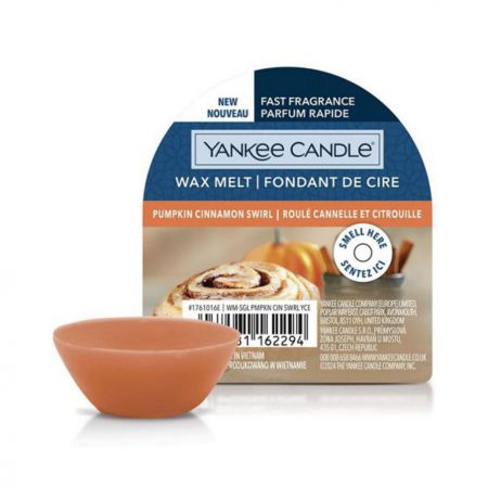 yankee candle roule cannelle citrouille fondant pumpkin cinnamon swirl 