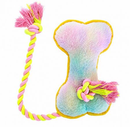 peluche forme os pour chien
